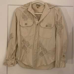 Ralph Lauren Cream Button Up XS
